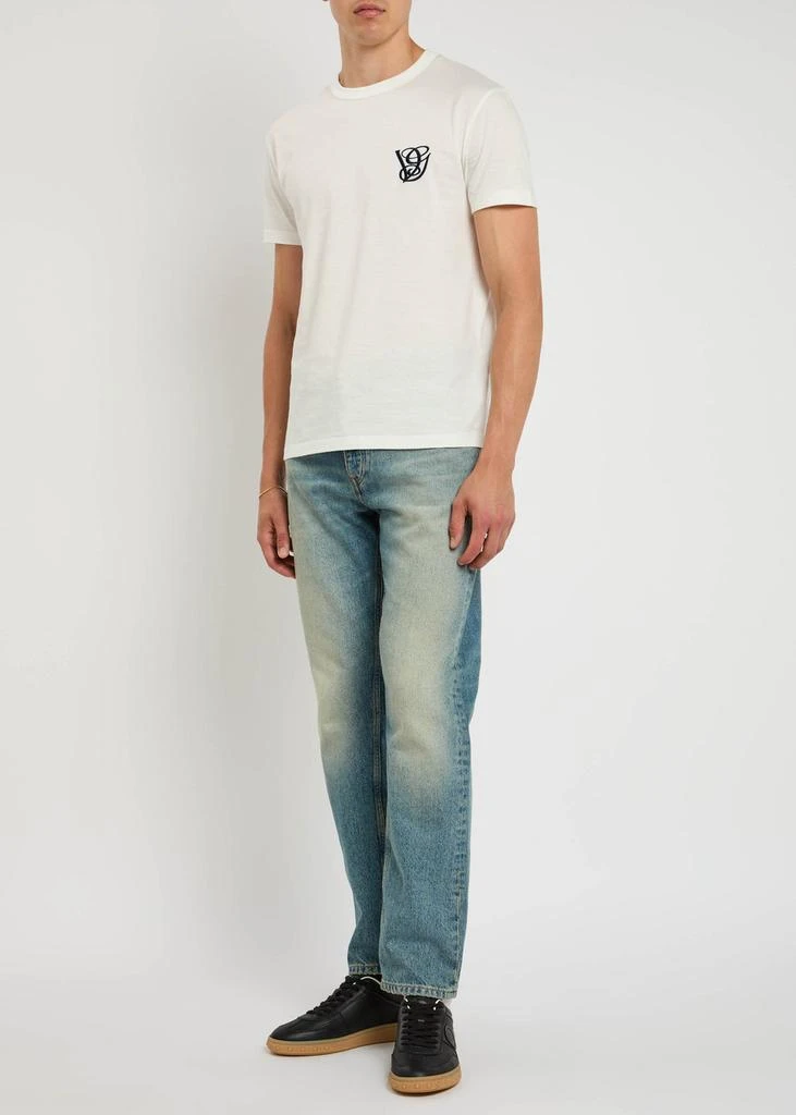 Valentino Logo-embroidered cotton T-shirt 4