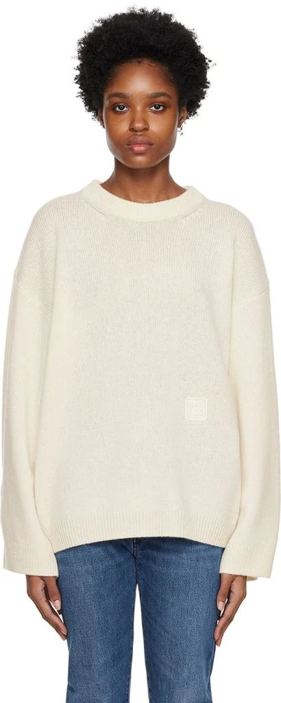 Totême Off-White Crewneck Sweater 1