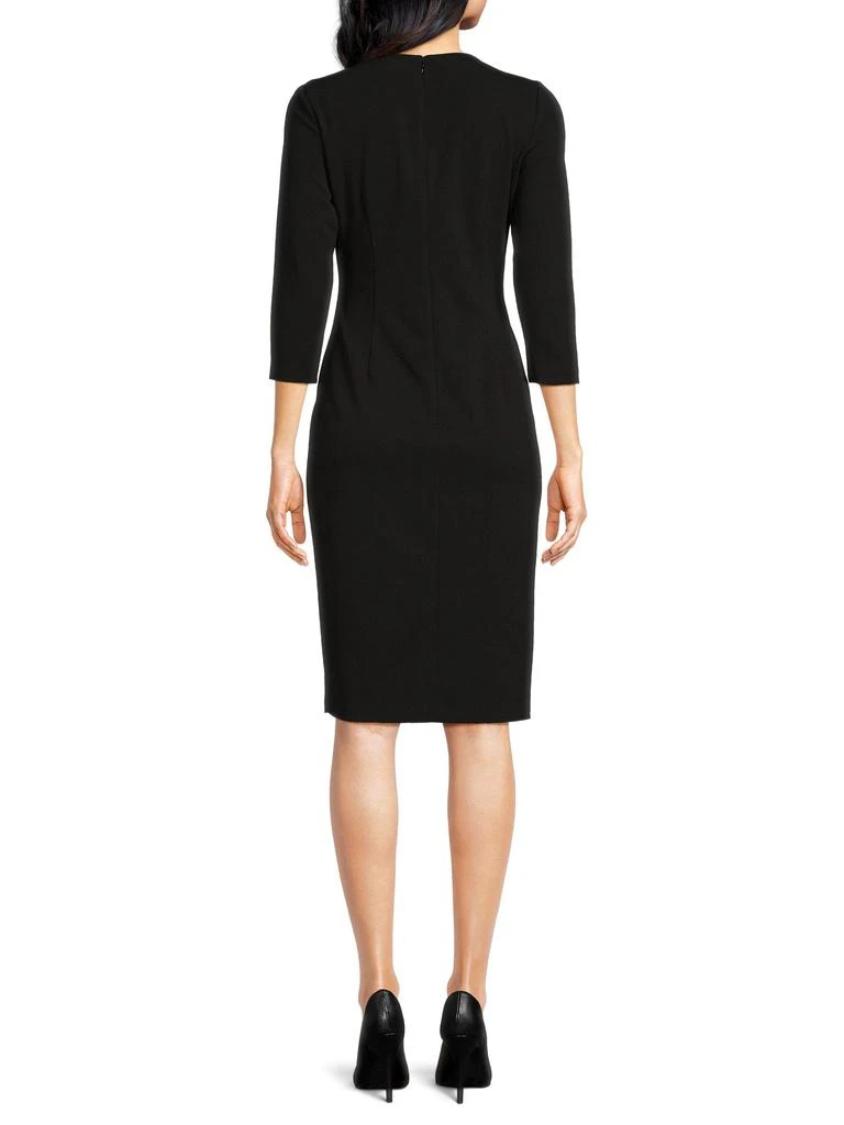 Calvin Klein Chain Accent Knee Length Sheath Dress 2