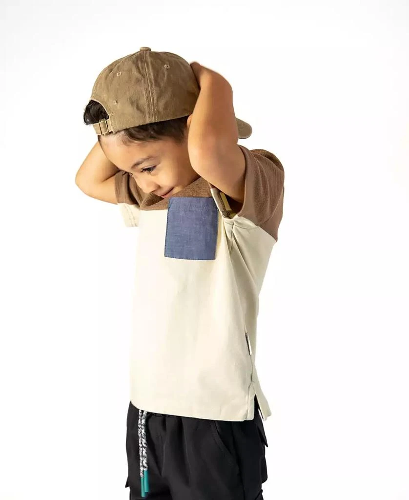 Sovereign Code Big Boys Dwell Color Blocked Textured Short Sleeve Tee Shirt 4