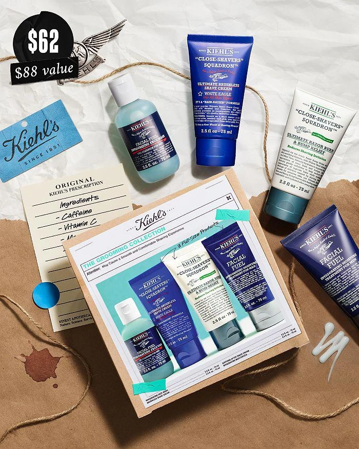 Kiehl's Grooming Regimen Men's Skincare Set ($88 value) 2