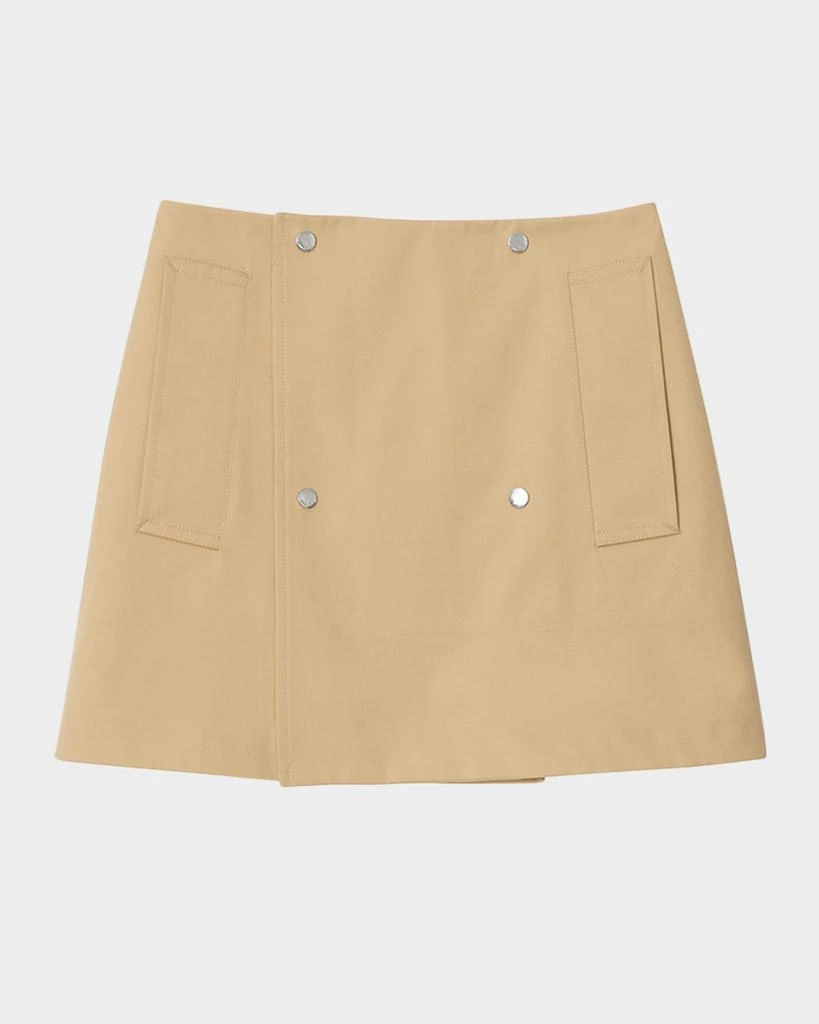 Double-Breasted Mini Skirt