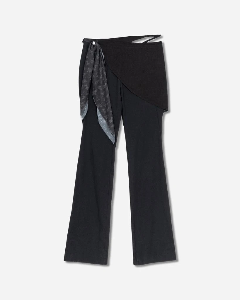Hyein Seo Women's Tie Scarf Pants Black 1