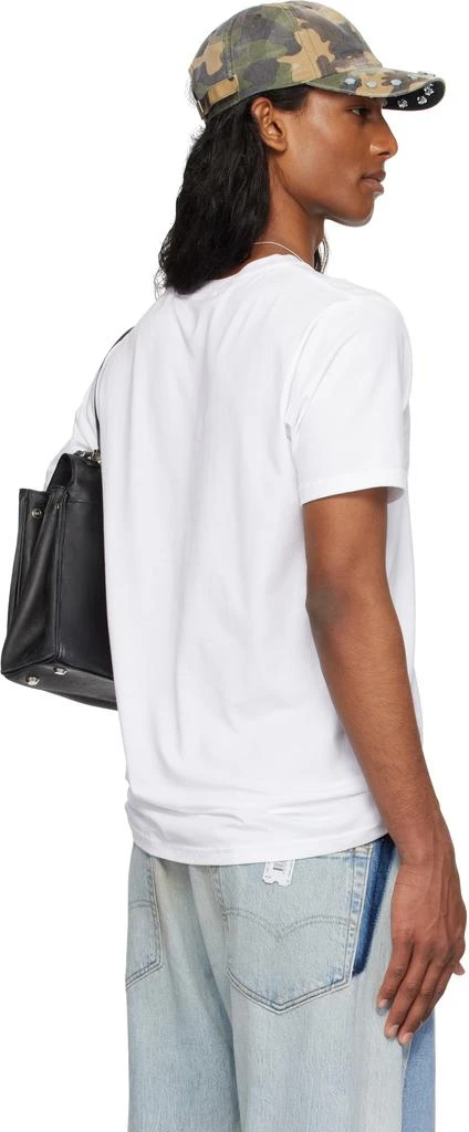 Ashley Williams SSENSE Exclusive White Embossed Gun Danny T-shirt 3