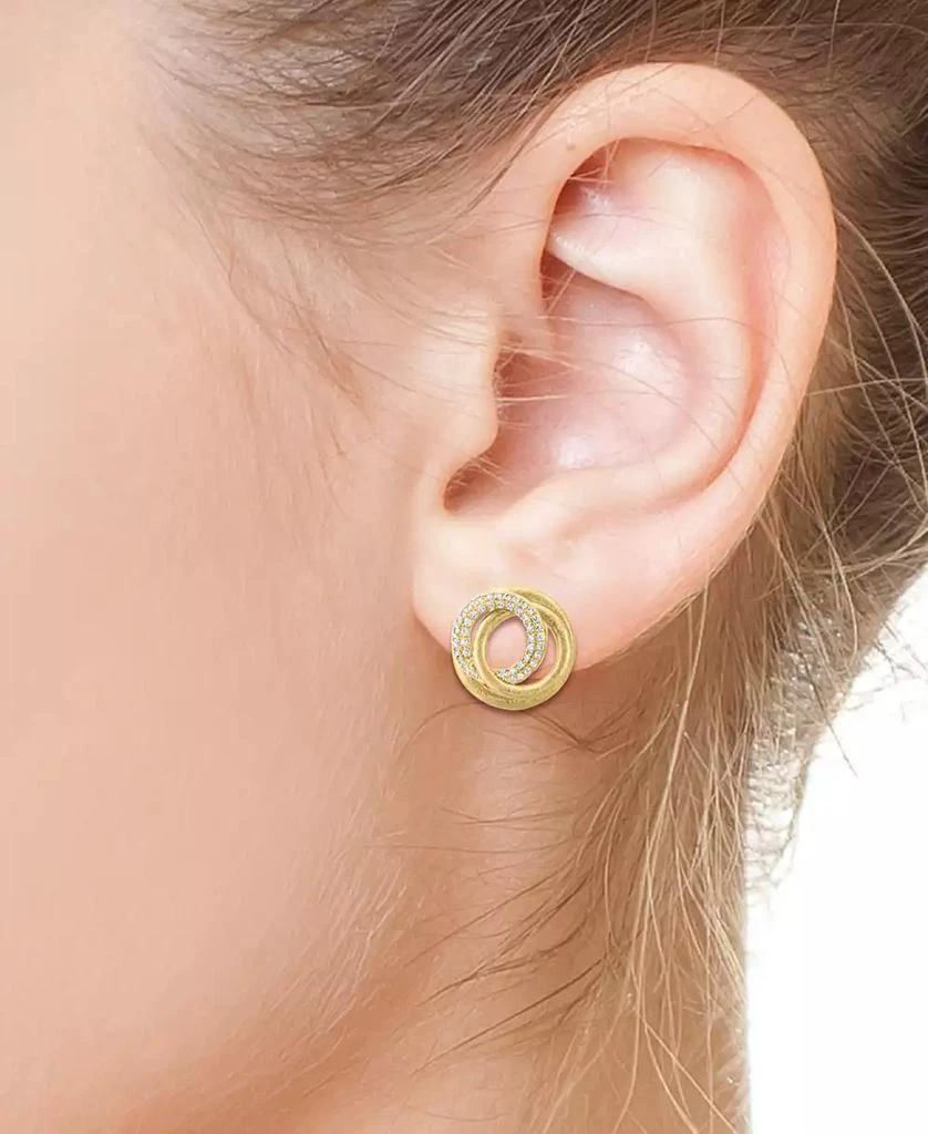 Effy EFFY® Diamond Spiral Statement Earrings (3/8 ct. t.w.) in 14k Gold 2