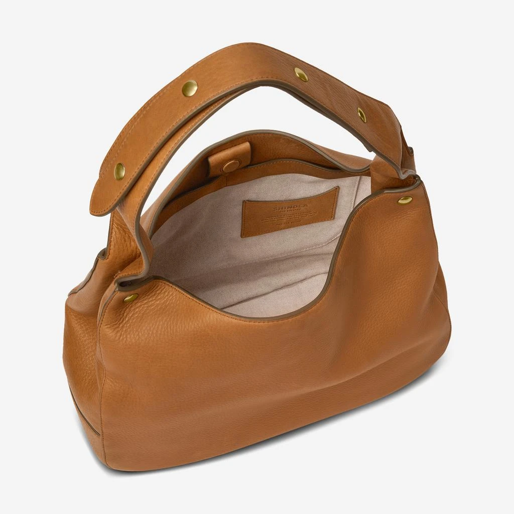 Shinola Shinola The Snap Tan Natural Grain Leather Shoulder Bag 20217385 3