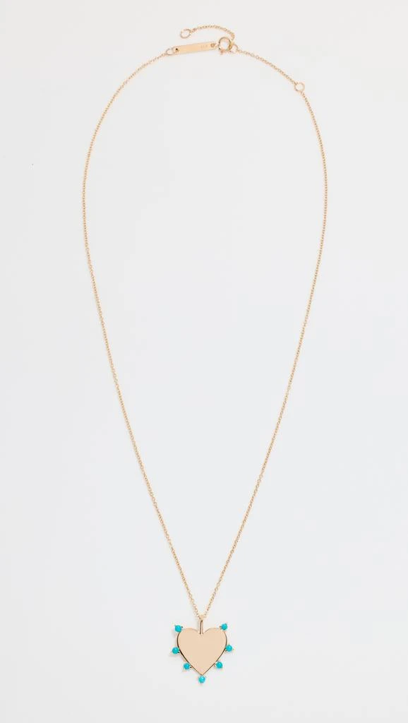 Zoe Chicco 14k Turquoise Gemstones Short Pendant Necklace 3