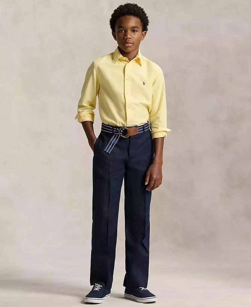 Ralph Lauren 8-20 Boys
Embroidered Pony Logo Cotton Oxford Shirt 6