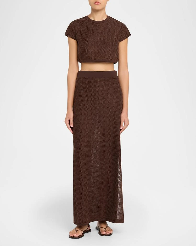 SIMKHAI Lidie Knit Crop Top 2