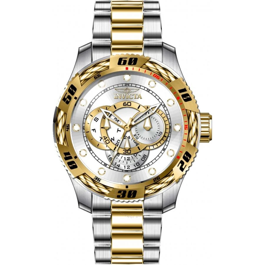 Invicta Speedway GMT Quartz Silver Dial Men's Watch 45751 1