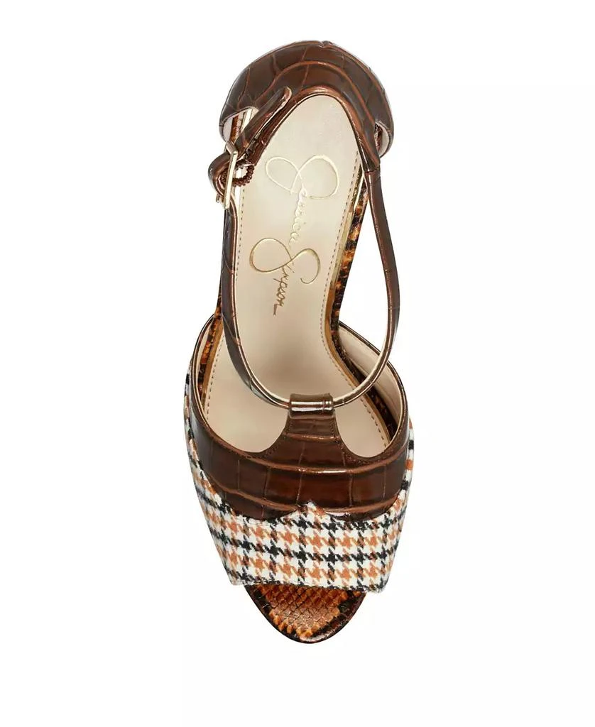 Jessica Simpson Women's Dany T-Strap Platform High-Heel Sandals 3