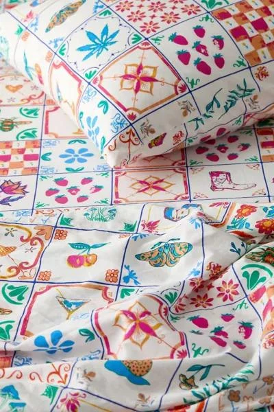 Urban Outfitters Mariana Tile Sheet Set 2