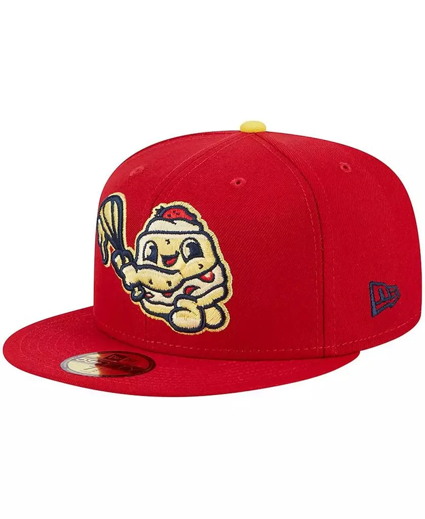 New Era Men's Red Binghamton Rumble Ponies Theme Nights Southern Tier Shortcakes 59FIFTY Fitted Hat 1