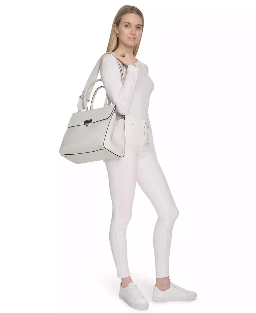 Calvin Klein Becky Soft Croco Tote 7