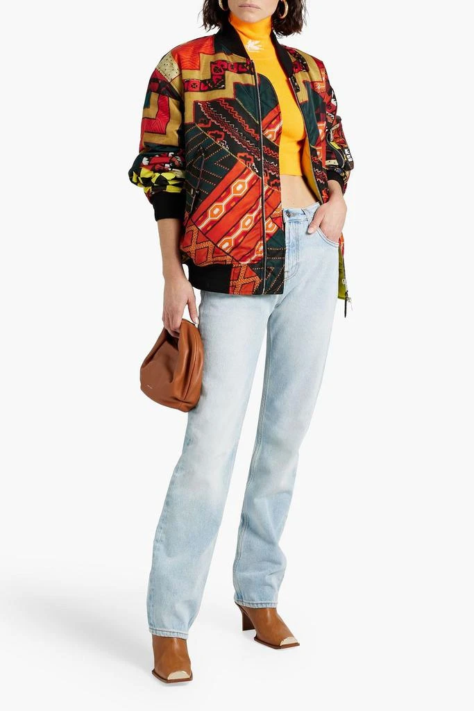 ETRO Printed shell bomber jacket 2