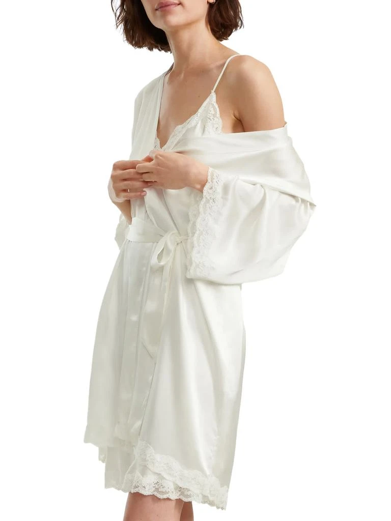 Papinelle Women
s Camille Silk Short Robe