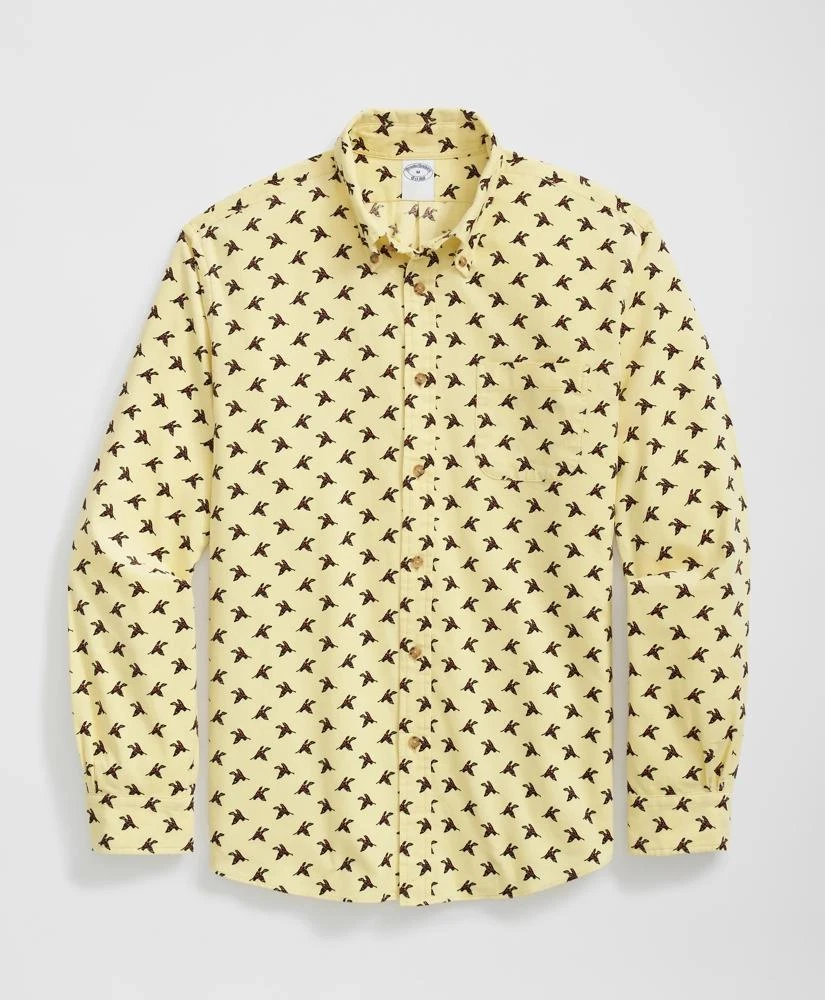 Brooks Brothers Cotton Pinwale Corduroy Mallard Sport Shirt, Button-Down Collar 1