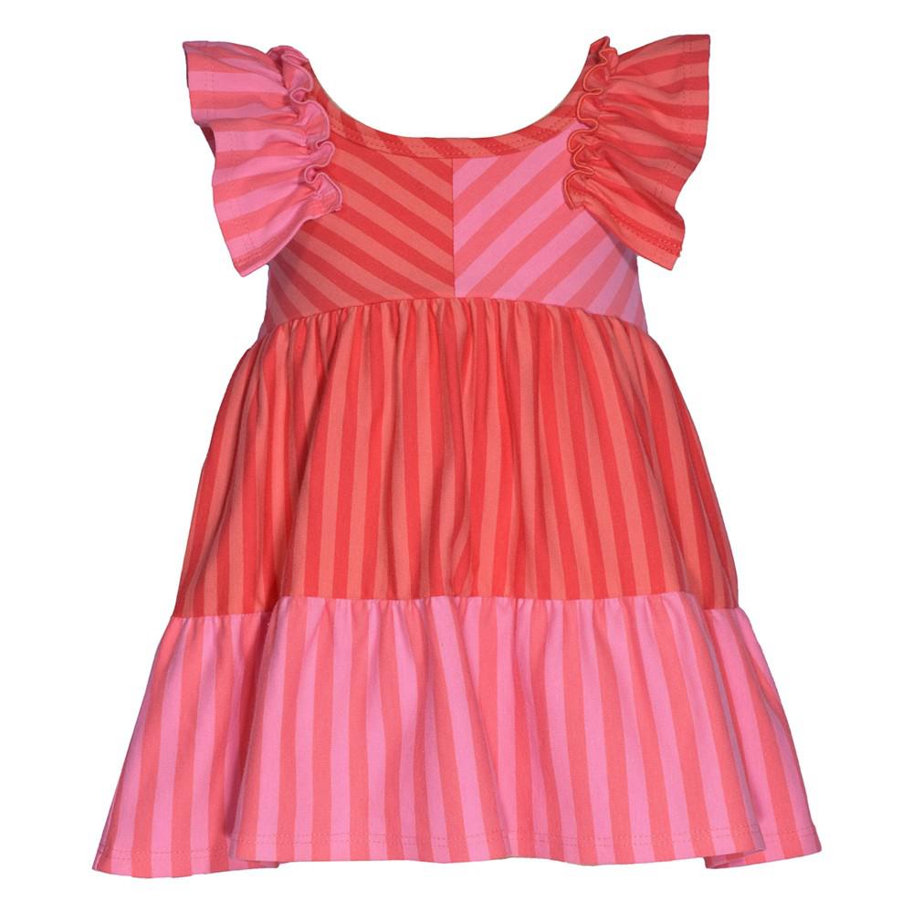 Bonnie Jean Little & Toddler Girls Flutter-Sleeve Striped Knit Dress