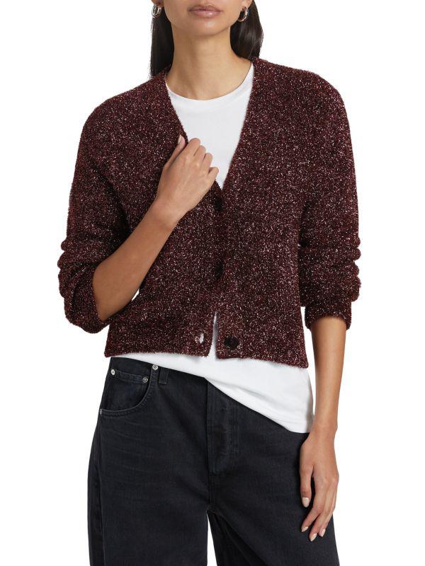 Derek Lam Kalena Metallic Cardigan