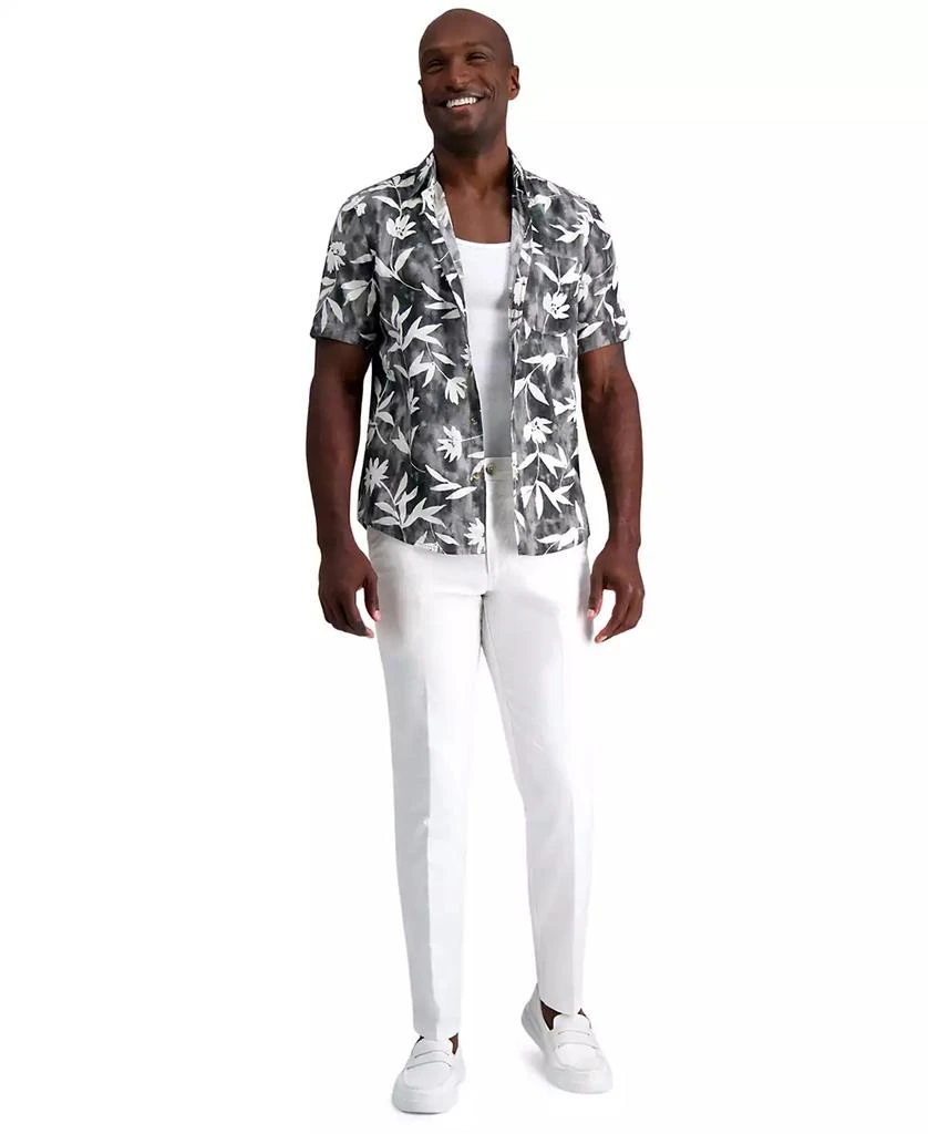 Kenneth Cole Men's Slim-Fit Linen Pants 4