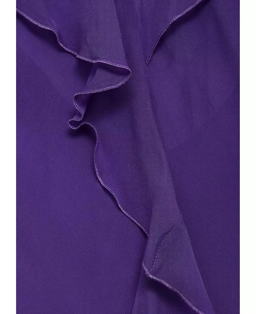 Mango Women's Chiffon Ruffle Dress 5