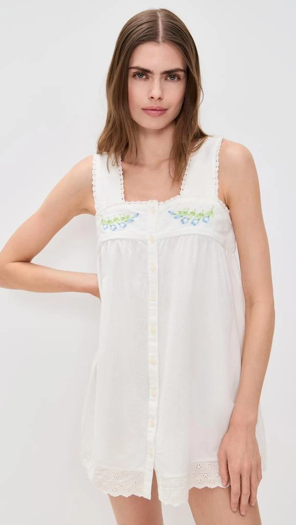Damson Madder Elspeth Embroidered Nightdress 6