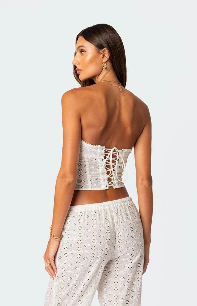 Edikted Lemon Lacey Cotton Corset 3