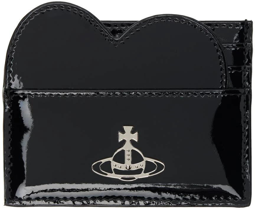 Vivienne Westwood Black Heart Card Holder 1