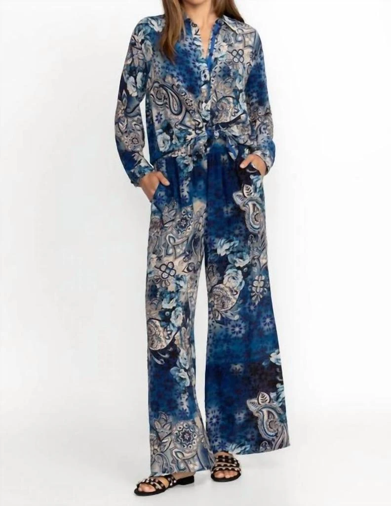 Johnny Was Johnny Was - SMOCKED WAIST PANT 1