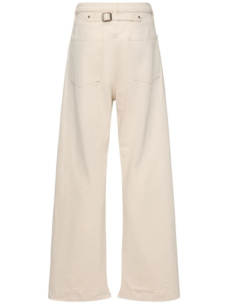 MAISON MARGIELA Cotton Denim Wide Pants 3