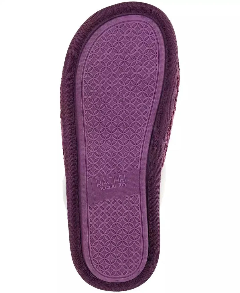 RACHEL Rachel Roy Women's Chenille Lip Sole Scuff Slipper 5