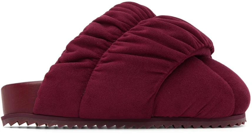 YUME YUME SSENSE Exclusive Red Tent Mules 1
