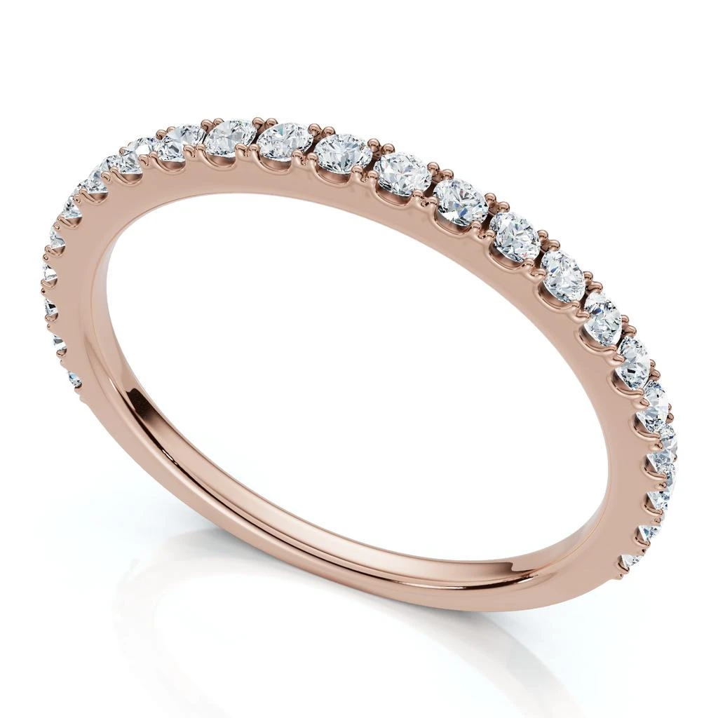 Pompeii3 1/5Ct Diamond Wedding Stackable Anniversary Ring 10k Gold Lab Grown 1