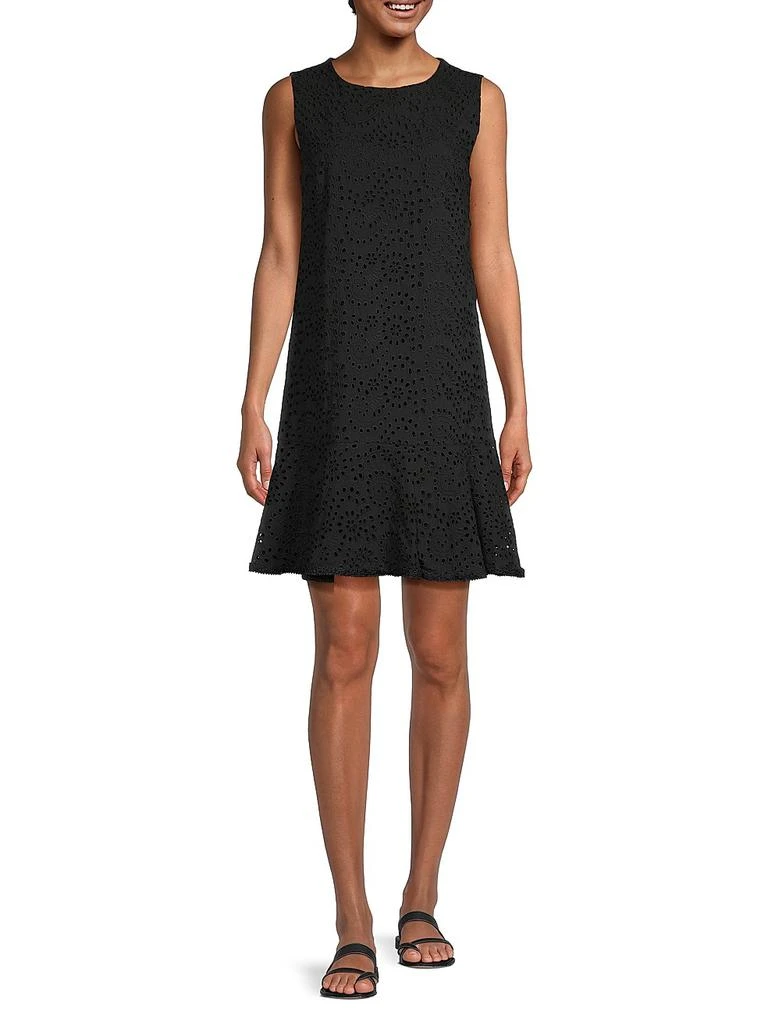 Kobi Halperin Leora Cotton Eyelet Shift Dress 2