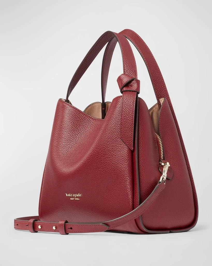 Kate Spade knott medium leather tote crossbody bag 4