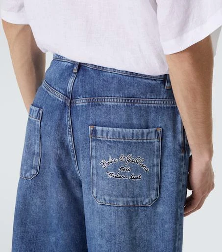 Dolce 
Gabbana Logo denim Bermuda shorts 6