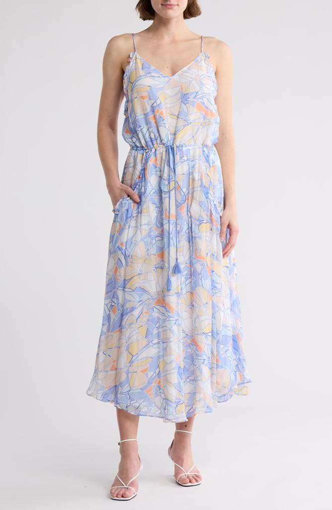 Joie Hollie Ruffle Chiffon Maxi Dress