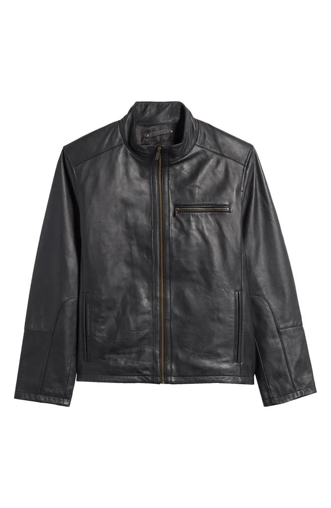 Cole Haan Classic Leather Moto Jacket 6