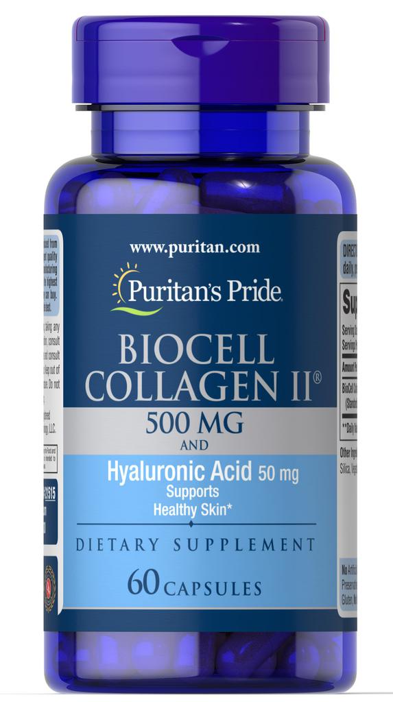 Puritan's Pride Biocell Collagen II 500 mg and Hyaluronic Acid 50 mg