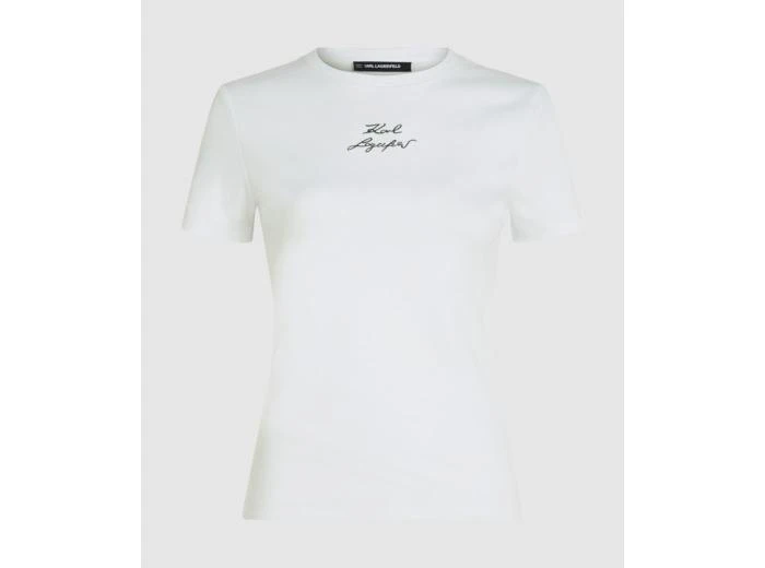 Karl Lagerfeld Paris RIB FITTED T-SHIRT