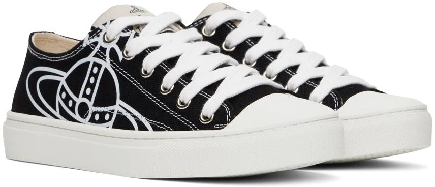 Vivienne Westwood Black Plimsoll 2.0 Sneakers 4