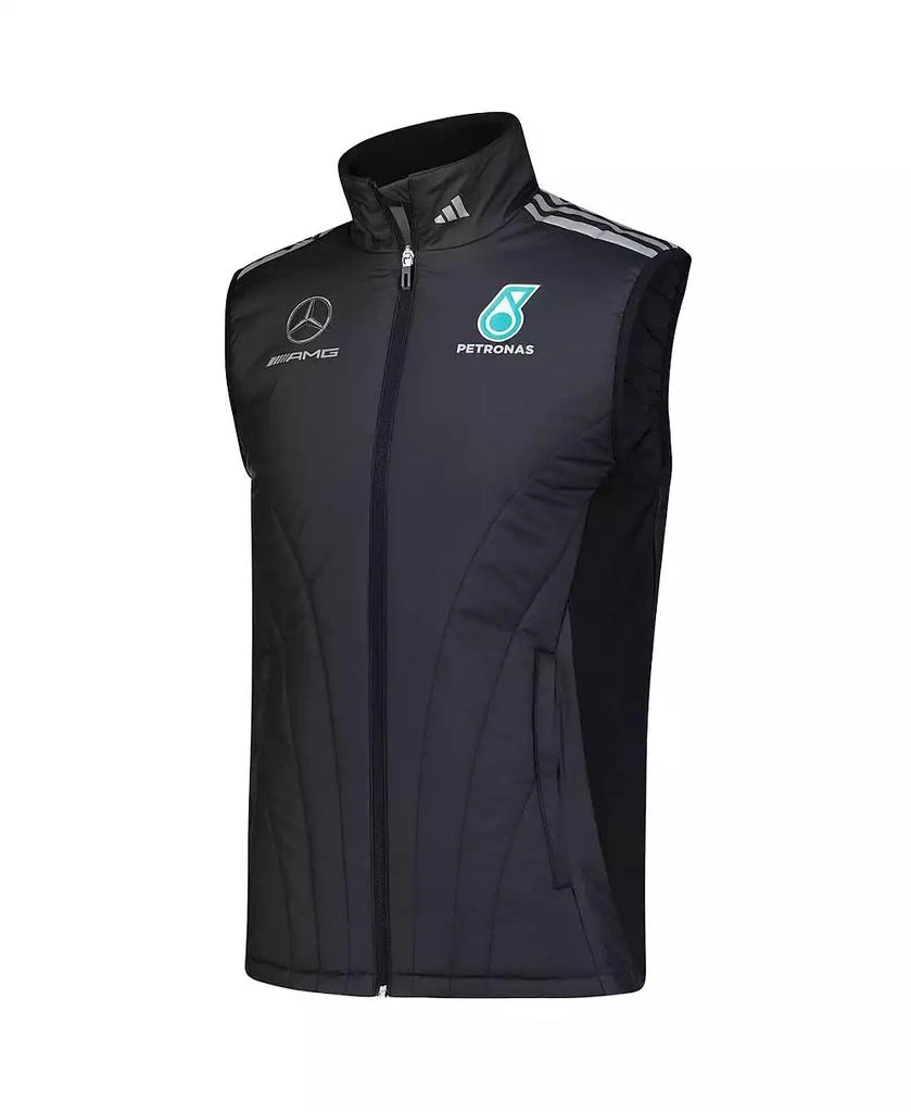 Adidas Men
s Black Mercedes-AMG Petronas F1 Team Wear Mechanics Full Zip Sweater Vest 2