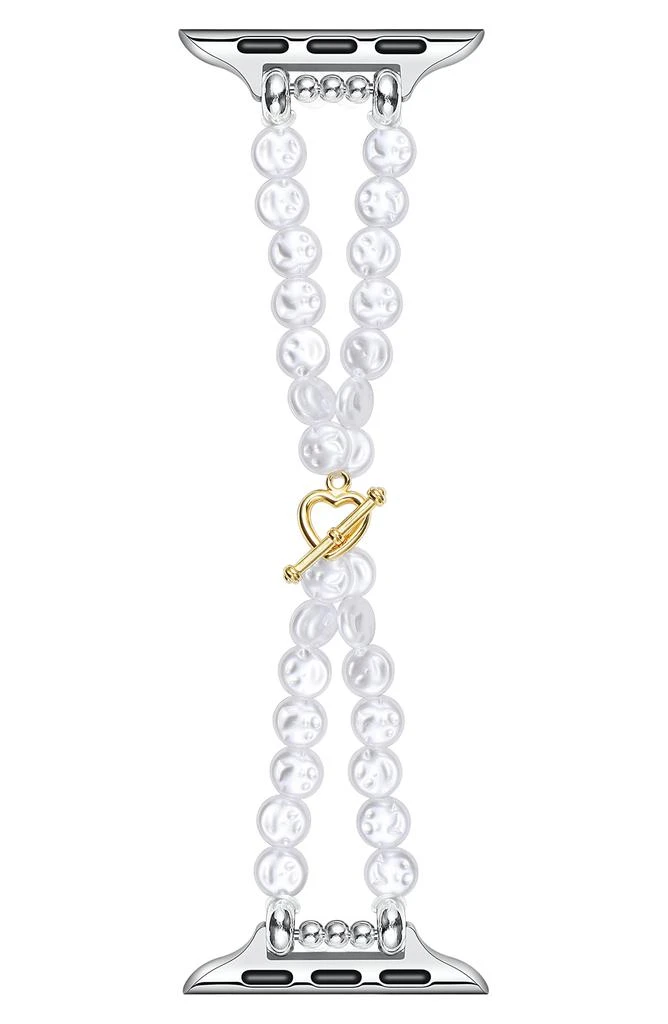 The Posh Tech Eloise Imitation Pearl Apple Watch® Bracelet Watchband