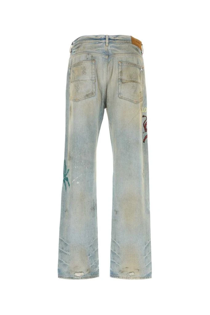 AMIRI Amiri Embroidered Distressed Sinners Jeans 2