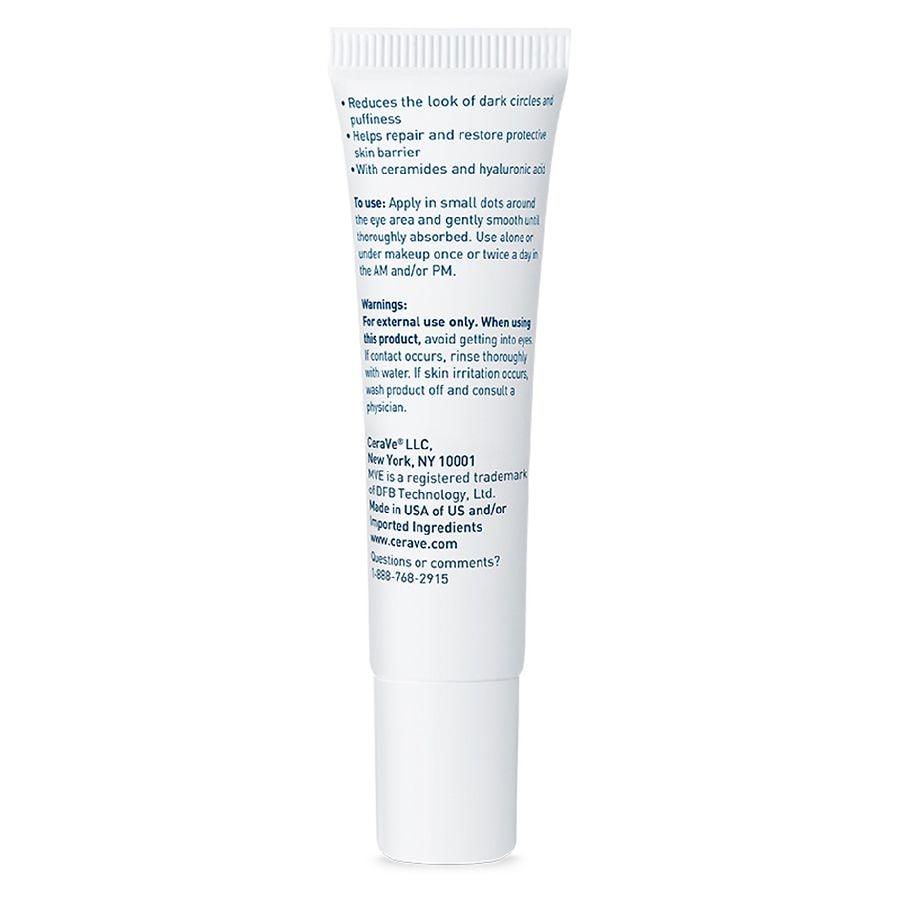 CeraVe Under Eye Repair Cream for Dark Circles and Puffiness, Fragrance-Free