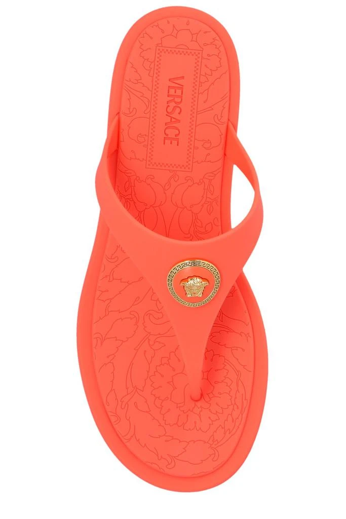 Versace Versace Alia Thong Strap Flat Sandals 4