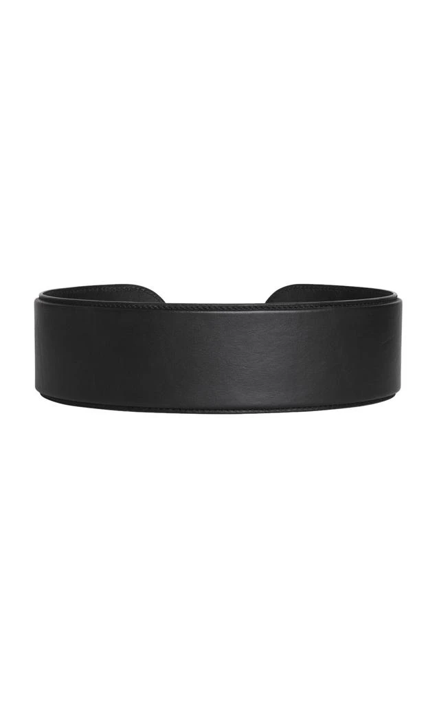 Alaïa ALAÏA - Flex Straight Leather Belt - Black - 60 - Moda Operandi 1