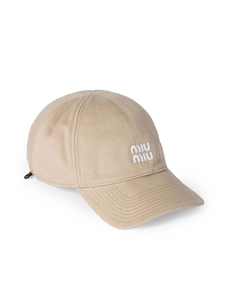 Miu Miu Corduroy Baseball Cap with Structured Crown - Hats  display picture 1