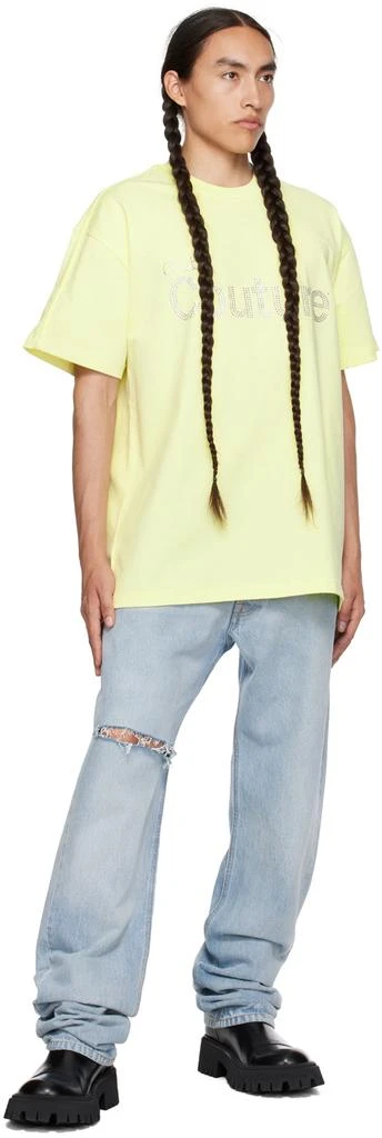 ANONYMOUS Two-Pack Yellow Crystal T-Shirt 4