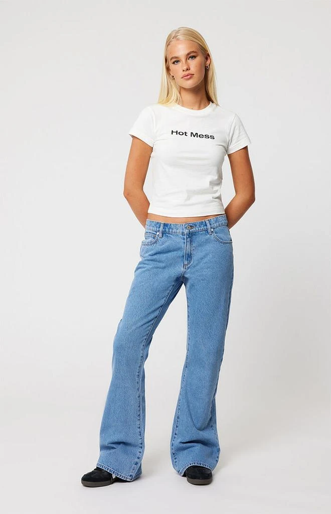 ABRAND Gigi 99 Low Baggy Flare Jeans 4